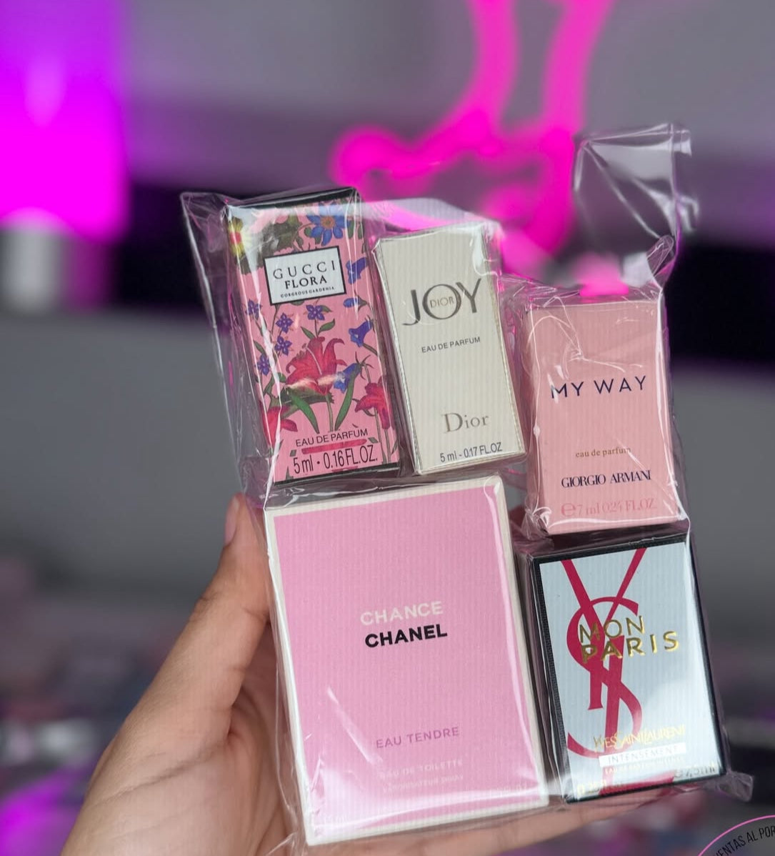 Lote sorpresa de miniproductos de diseño para mujer
